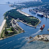 Port gdański widzę ogromny